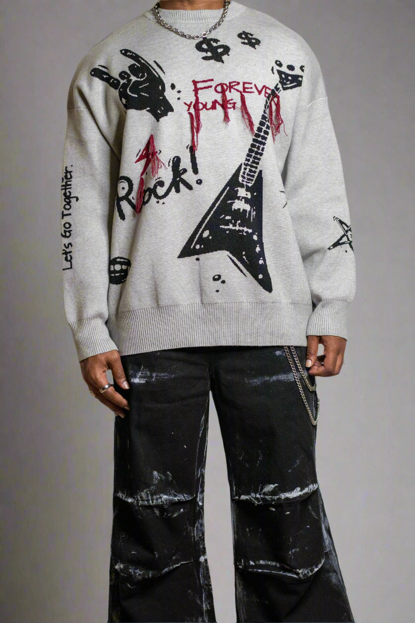 Forever Young Knit Pullover Sweater