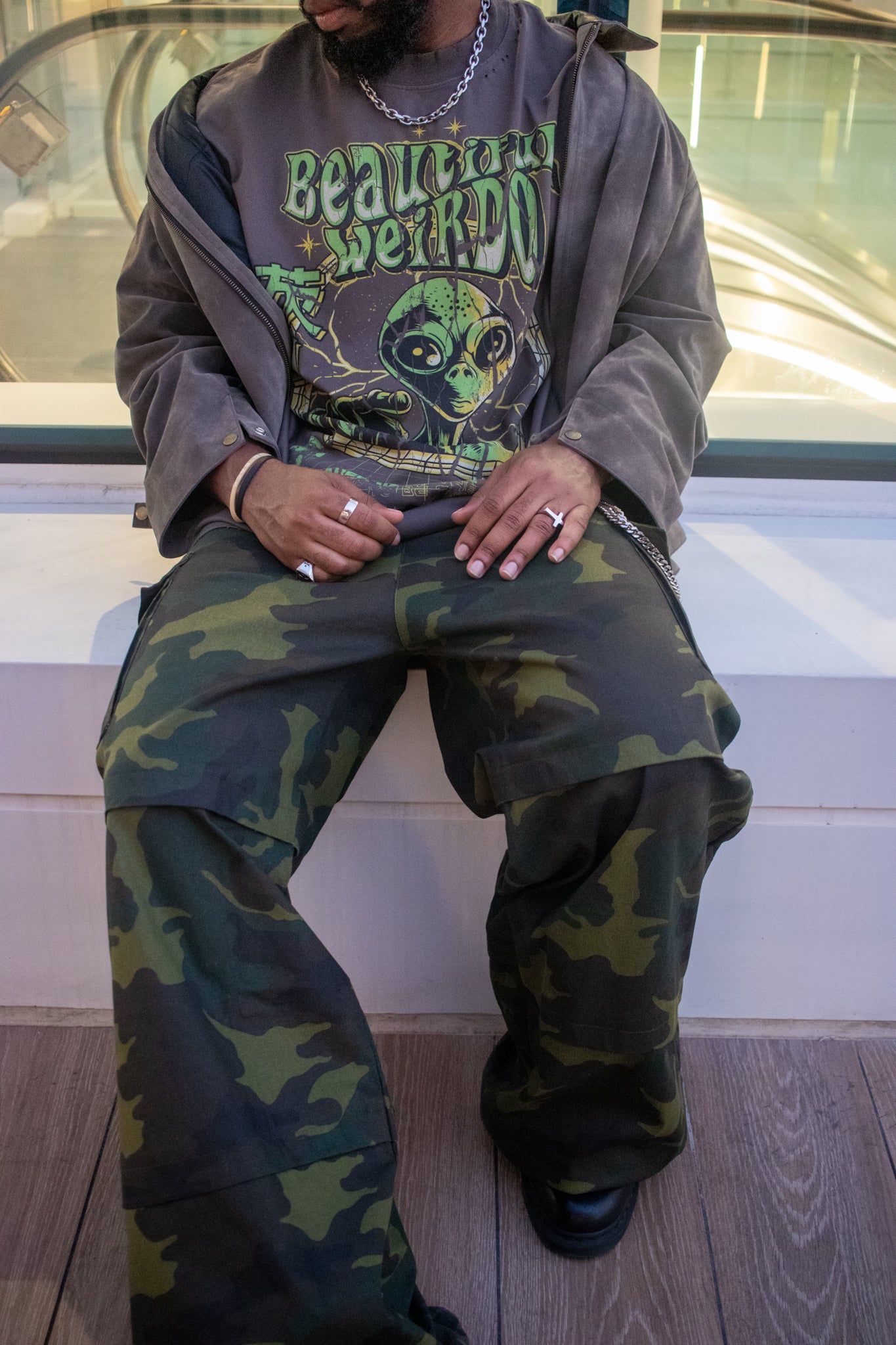 Multi-Pocket Camouflage Cargo Pants