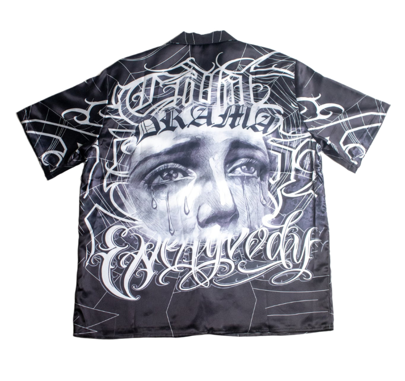 Don't Let Them See You Cry Silk Shirt (PRE-ORDER)