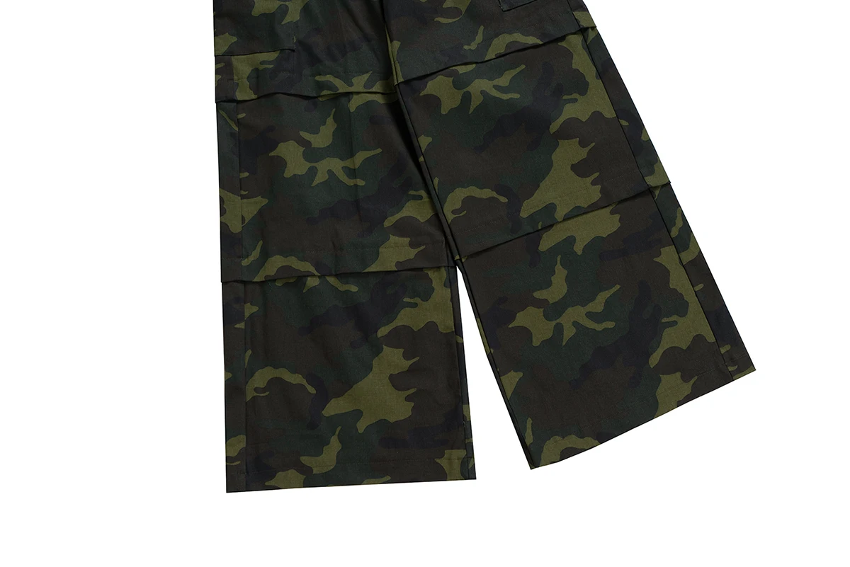Multi-Pocket Camouflage Cargo Pants