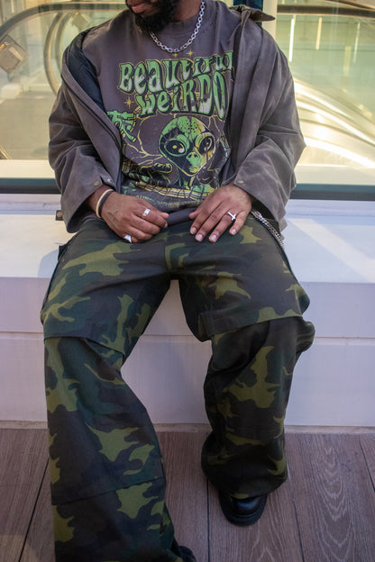 Multi-Pocket Camouflage Cargo Pants