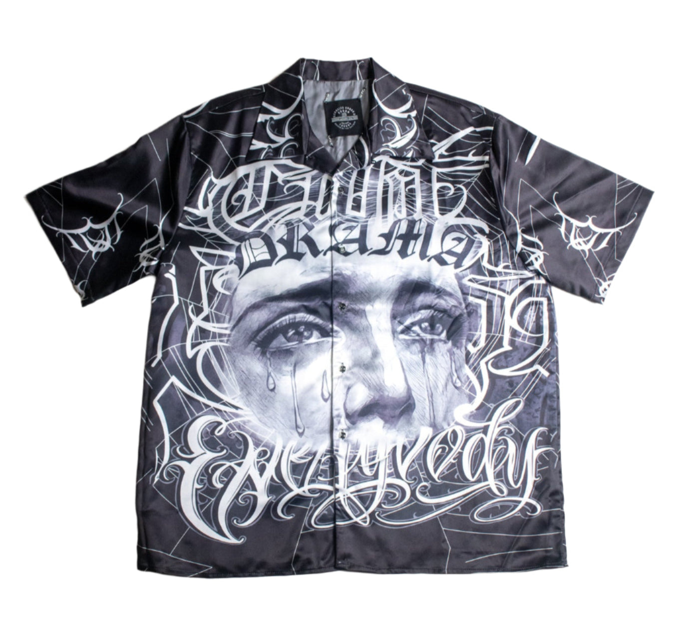 Don't Let Them See You Cry Silk Shirt (PRE-ORDER)