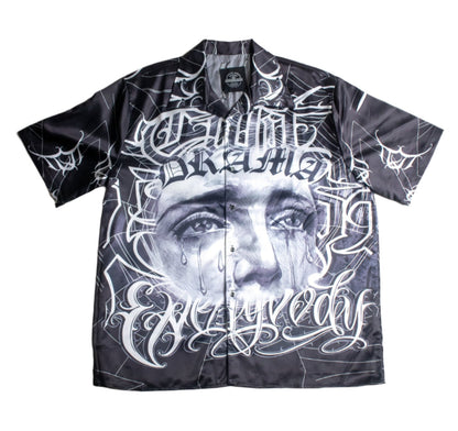 Don't Let Them See You Cry Silk Shirt (PRE-ORDER)