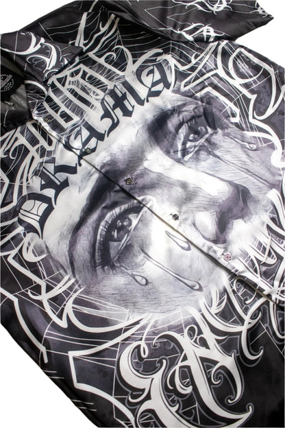 Don't Let Them See You Cry Silk Shirt (PRE-ORDER)