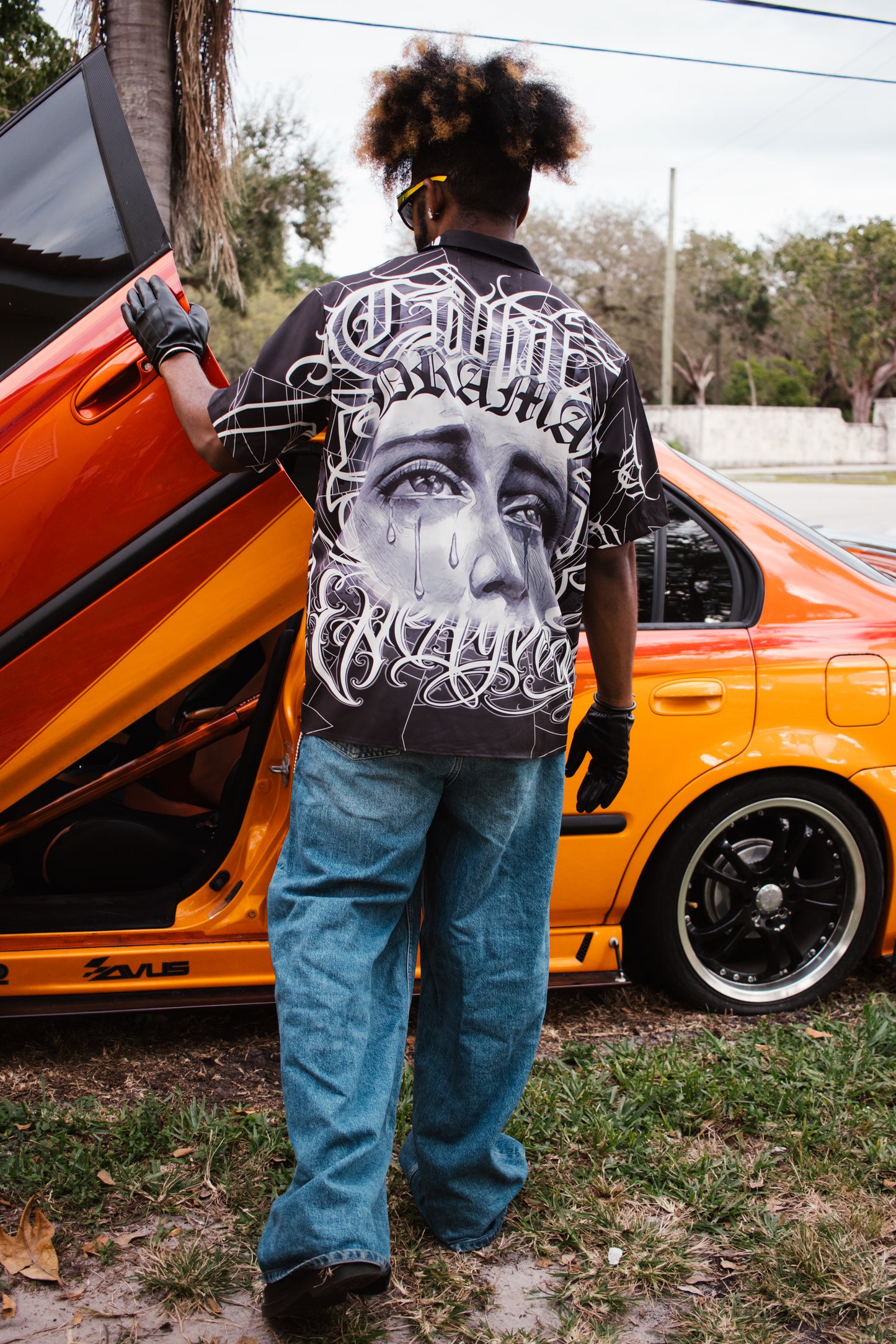 Don't Let Them See You Cry Silk Shirt (PRE-ORDER)