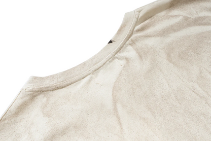 Ink-Painted Patchwork Long Sleeve Tee