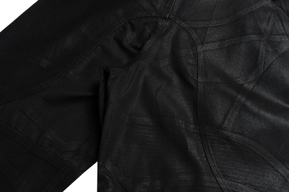 Midnight Wax Wide-Leg Pants